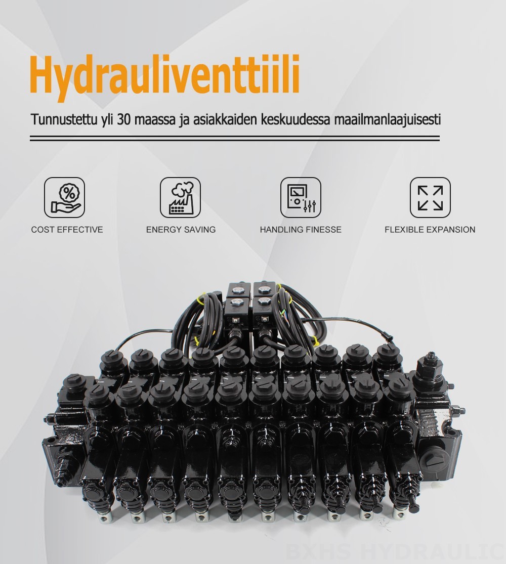 DCV150-10-NPT Manuaalinen ja sähköhydraulinen 10 jakajaa Suuntaventtiili